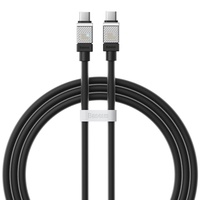 Baseus Cablu Type-C la Type-C CoolPlay Series Fast Charging, 100W, 1m, Negru