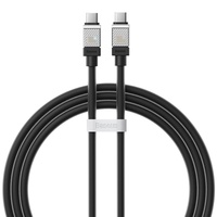 Baseus Cablu Type-C la Type-C CoolPlay Series Fast Charging, 100W, 1m, Negru, resigilat