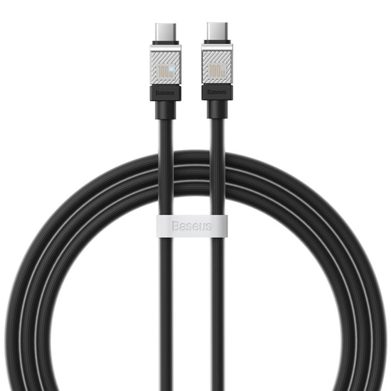 Baseus Cablu Type-C la Type-C CoolPlay Series Fast Charging, 100W, 1m, Negru, resigilat