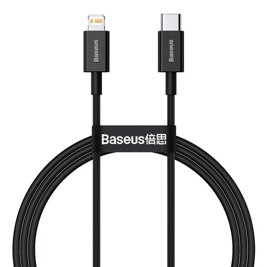 Cablu Type-C la Lightning PD Baseus Superior Series 1m, Black