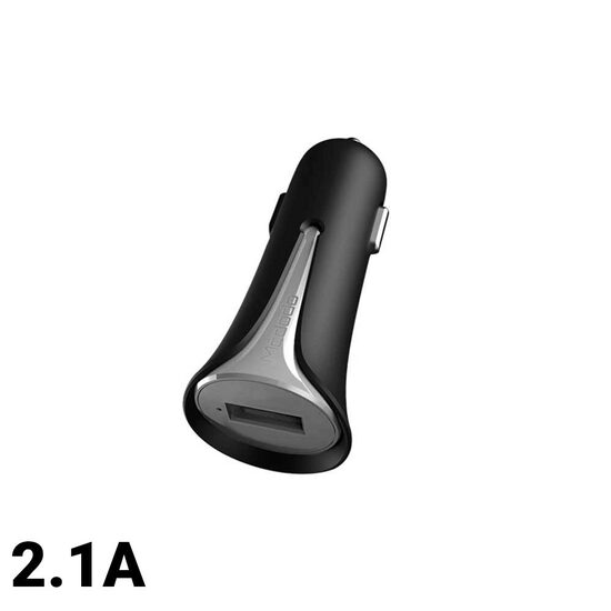 Incarcator Auto 2.1A Mcdodo USB Black Mask White