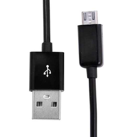 Cablu USB MicroUSB Procell 1m, Negru