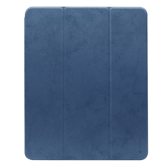 Comma Husa Leather Case iPad Pro 12.9 inch 2018 Blue (pencil slot)