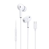 Dudao Casti Stereo X14T Type-C White (in-ear, telecomanda)