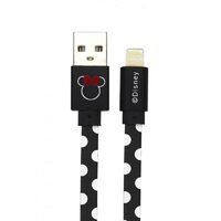 Cablu Disney USB Lightning Minnie Dots 1m, Black
