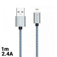 Cablu Lightning Devia Tube Gray