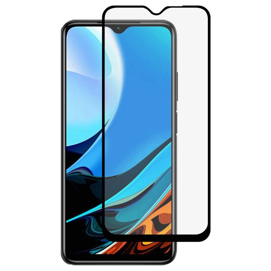 Devia Folie Frame Sticla Full Fit Xiaomi Redmi 9T Black (1 fata Anti-Shock, 9H, 0.26mm)