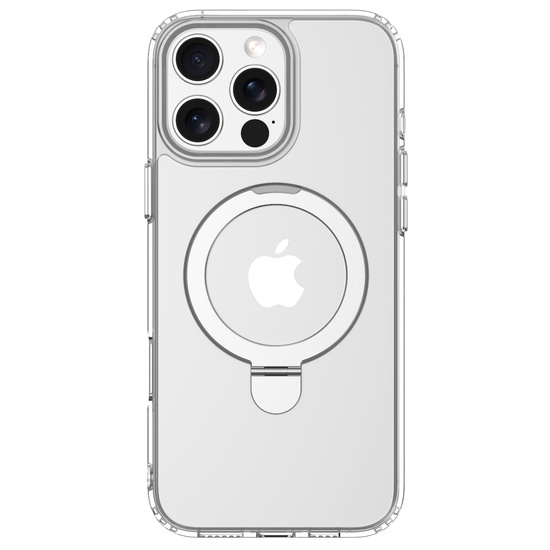 Devia Husa Clean Series Magnetic Shockproof iPhone 16 Pro Max cu suport Transparent