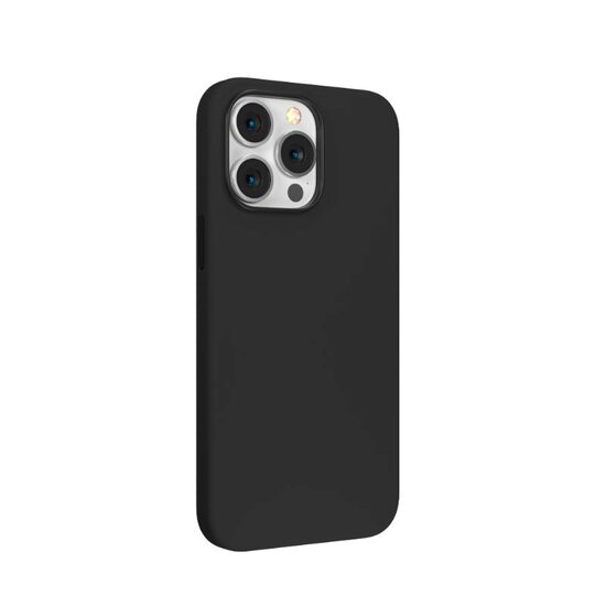 Husa iPhone 14 Pro Devia Silicon Nature Series Black