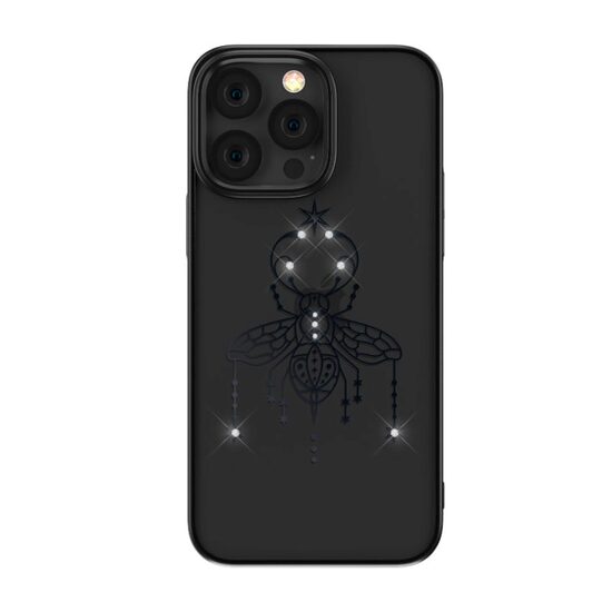 Husa cu Cristale Swarovski iPhone 14 Pro Devia Summer Series Protective Black
