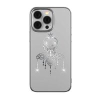 Husa cu Cristale Swarovski iPhone 14 Pro Devia Summer Series Protective Silver