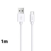 Cablu Type-C Devia Kintone White 1m