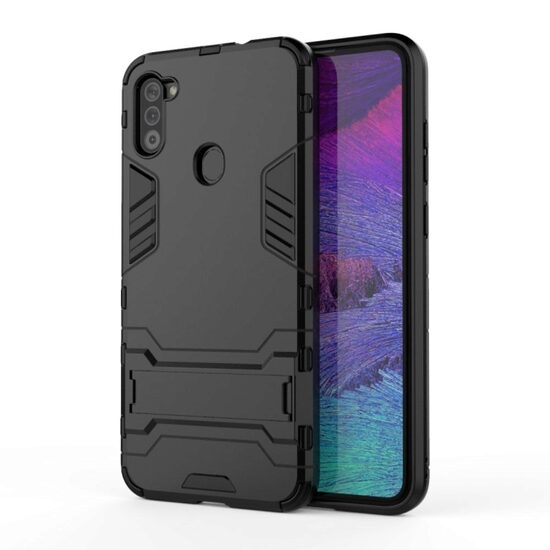 Husa Samsung Galaxy A11 Lemontti Shockproof Case Black
