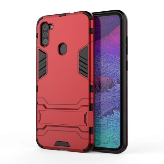 Husa Samsung Galaxy A11 Lemontti Shockproof Case Red