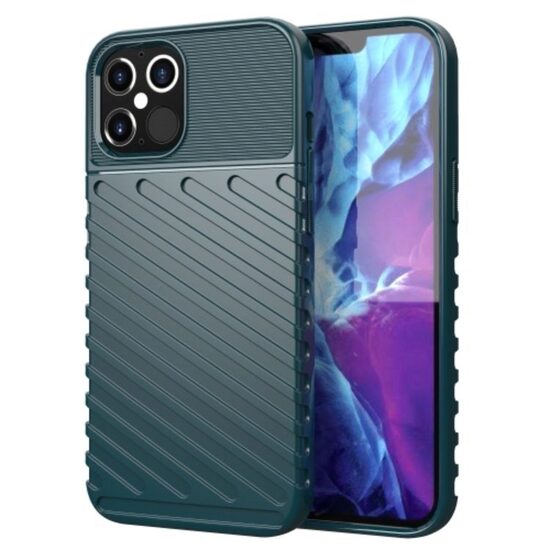 Husa iPhone 12 Pro Max Lemontti Thunderbolt Green