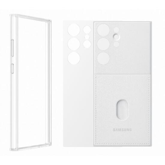 Samsung Husa Originala Frame Cover Samsung Galaxy S23 Ultra White