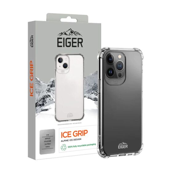 Husa iPhone 14 Pro Max Eiger Ice Grip Clear