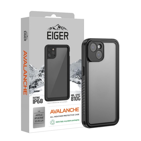 Eiger Husa Avalanche iPhone 15 Plus Negru