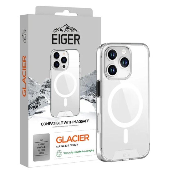 Eiger Husa Glacier Magsafe Case iPhone 16 Pro Max Clear