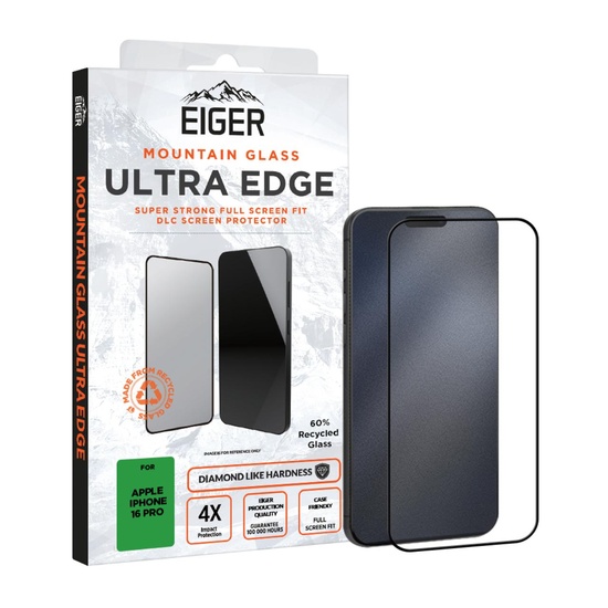 Eiger Folie Sticla Mountain Glass Ultra GRS iPhone 16 Pro Clear