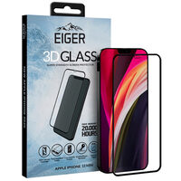 Folie iPhone 12 Mini Eiger Sticla Curbata 3D Clear Black