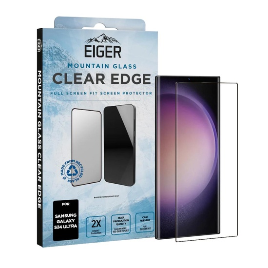Eiger Folie Sticla 3D Mountain Glass GRS Samsung Galaxy S24 Ultra Clear