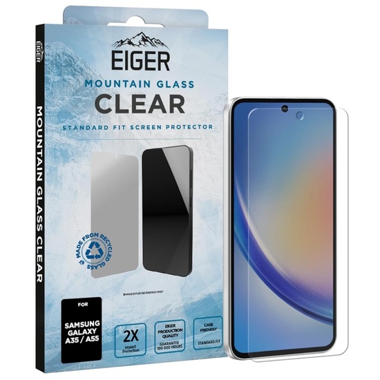 Eiger Folie Sticla Mountain Glass GRS Samsung Galaxy A35 / A55 Clear