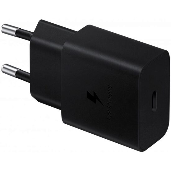 Incarcator Priza Type-C Samsung Original Fast Charging, Black (15W, fara cablu)