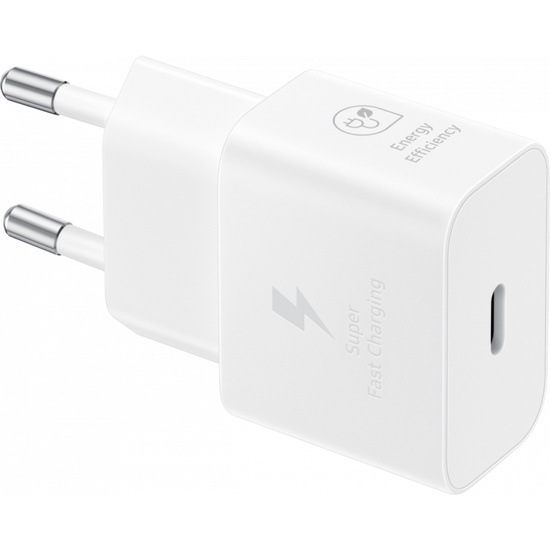 Samsung Incarcator Original Retea Super Fast Charging port USB Type-C, 25W, Alb