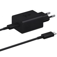 Set Incarcator Retea Samsung  Original cu cablu Type-C ,Fast Charger 45W,Black 