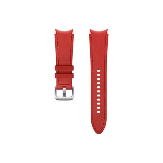 Curea Originala Galaxy Watch 4 Classic 46mm (M/L) Samsung Hybrid Leather Band Red