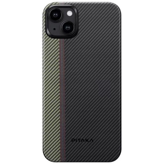 Pitaka Husa MagEZ 4 Aramida 600D iPhone 15 Plus, MagSafe Overture