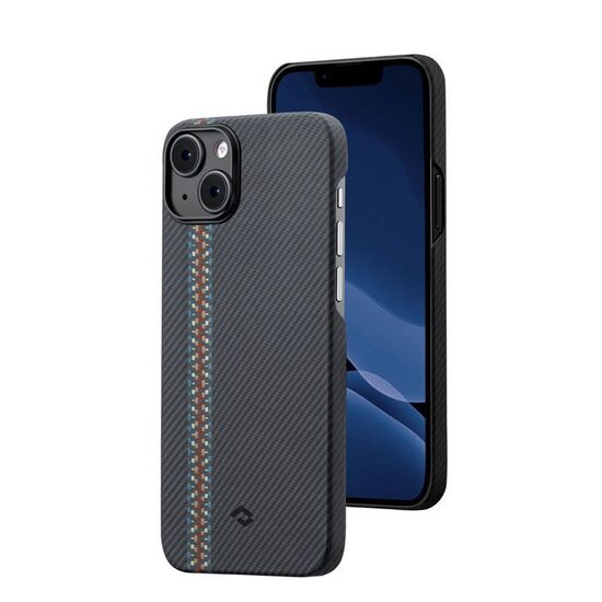 Husa iPhone 14 Plus Pitaka MagEZ 3 Aramida MagSafe Rhapsody