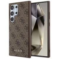 Guess Husa 4G Metal Gold Logo Samsung Galaxy S24 Ultra Maro 