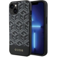 Guess Husa GCube Stripes MagSafe iPhone 15 / 14 / 13 Negru
