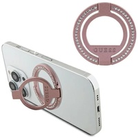 Guess Inel pentru telefon Rhinestones MagSafe Roz