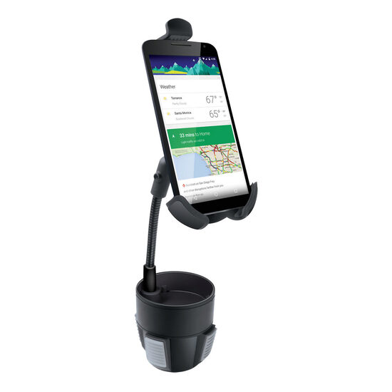 Suport iSound Auto Negru cu pahar (rotatie 360 grade, pentru smartphone pana la 6.5' ')