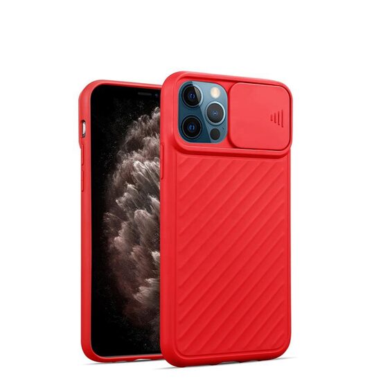 Husa iPhone 12 Pro Max Just Must Camo Red