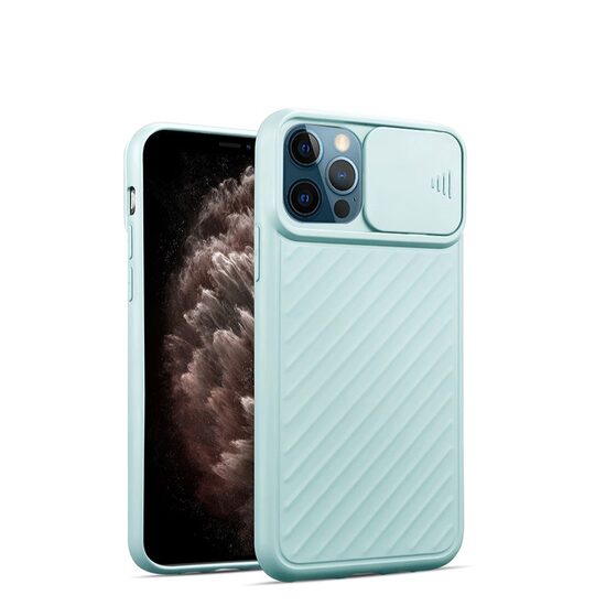 Husa iPhone 12 Pro Max Just Must Camo Sky Blue