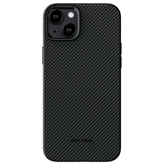 Pitaka Husa MagEZ Pro 4 Aramida 600D iPhone 15 Plus, MagSafe Negru / Gri