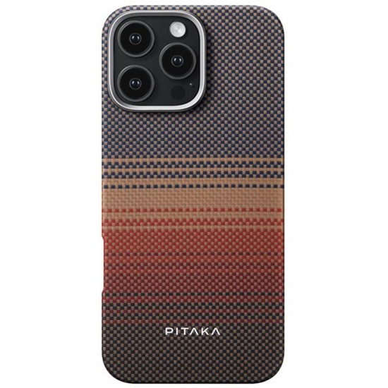 Pitaka Husa Tactile Woven Aramida Magsafe iPhone 16 Pro Sunset