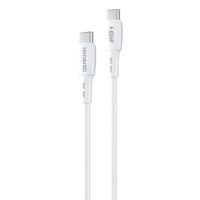Lemontti Cablu Wind Fast Charge Type-C la Type-C, PD, 65W, 1.2m, Alb