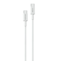 Lemontti Cablu Fast Charge Type-C la Type-C, PD, 100W, 1.2m, Alb