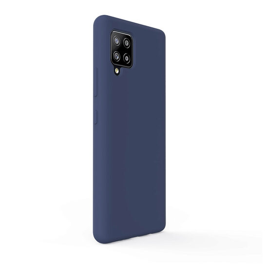 Husa Samsung Galaxy A42 5G Lemontti Liquid Silicon Dark Blue