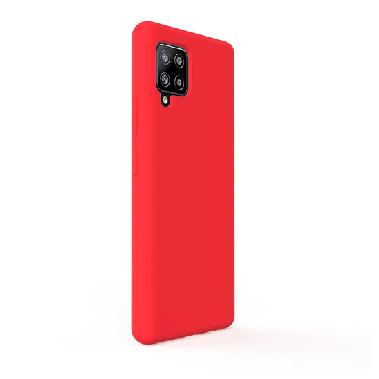 Husa Samsung Galaxy A42 5G Lemontti Liquid Silicon Red
