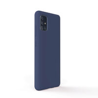 Husa Samsung Galaxy A51 4G Lemontti Liquid Silicon Dark Blue