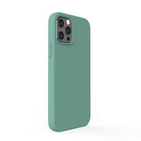 Husa iPhone 12 Pro Max Lemontti Liquid Silicon Forest Green