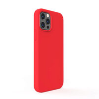 Husa iPhone 12 Pro Max Lemontti Liquid Silicon Red