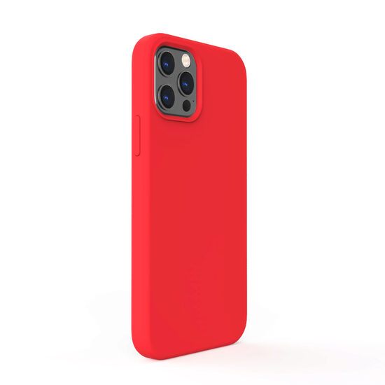 Husa iPhone 12 Pro Max Lemontti Liquid Silicon Red