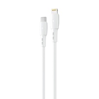 Lemontti Cablu Wind Fast Charge Type-C la tip Lightning, PD 30W, 1.2m, Alb